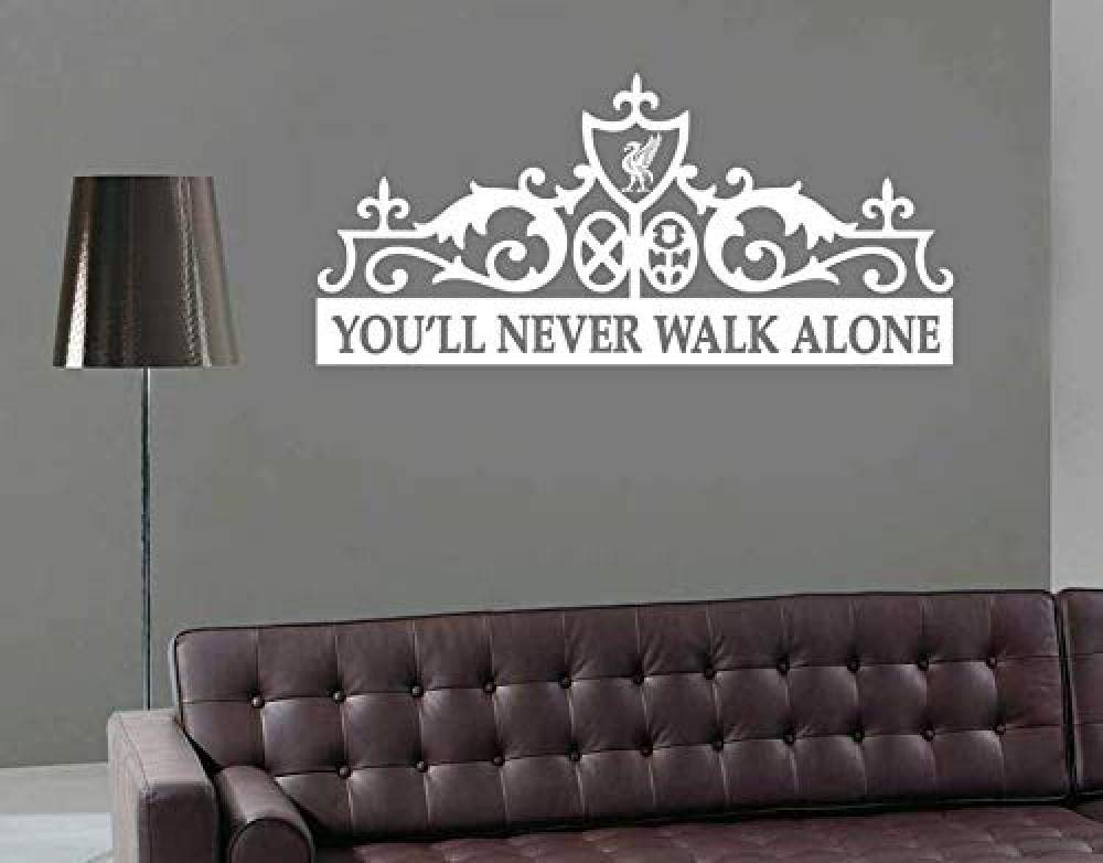 Wyfcl You Ll Never Walk Alone Wall Sticker For Home Living Room Bedroom Interior Decoration Wall Decals Removable Vinyl Sticker 30 * 70Cm