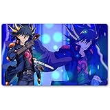  Yusei Fudo - 5Ds Duelist - Brettspiel Yugioh Spielmatte Spielmatte Spielmatte Spielmatte Größe 60x35 cm Mousepad MTG Spielmatte für Yu-Gi-Oh! Pokemon Magic The Gathering