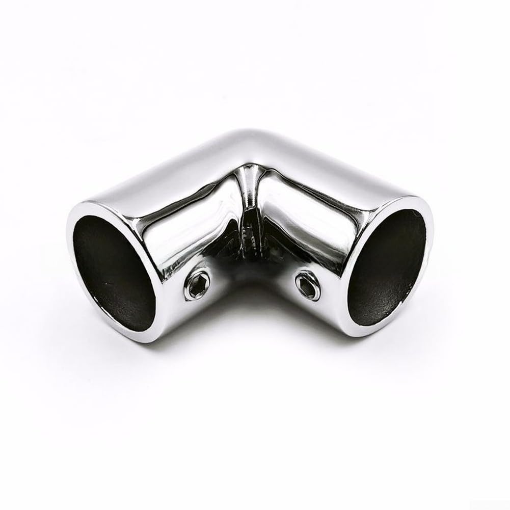 Raccordo a gomito, in acciaio inox, connettore a 90 gradi, raccordi idraulici per barche a vela e barche a vela (22 mm)
