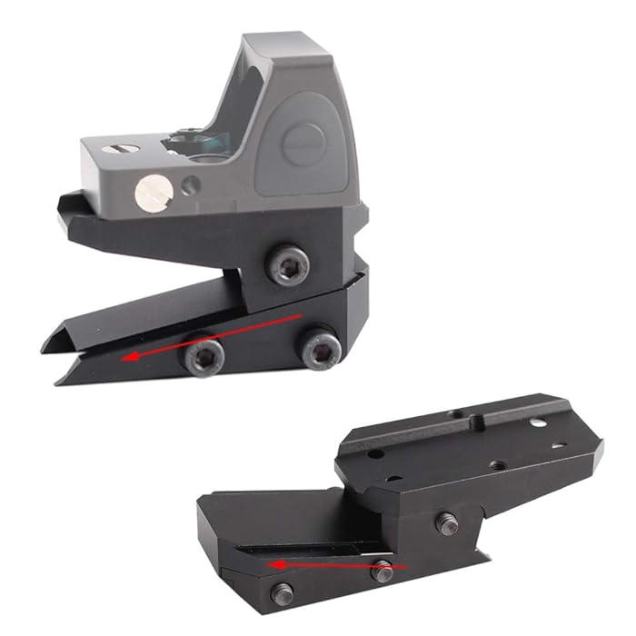 Buy SPINA OPTICS Adjustable Height Slide Red Dot Mount Adapter Riser