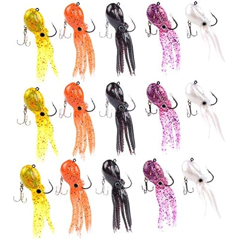 Bionic Octopus Soft Baits for Fishing Cover