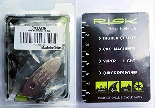 CYCEARTH 4 Pairs Bicycle Bike Disc Brake Pads for shimano XT Br-M8000 M785 XTR M9000 M9020 M987 M988 M985 SLX M7000 M675 Deore M615 RS785 CX75 R515 R315 Alfine S700 (Semi-Metallic/Sintered Metal)