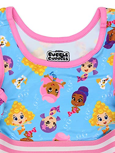 Bubble Guppies Toddler Girls Fit and Flare Ultra Soft Dress3