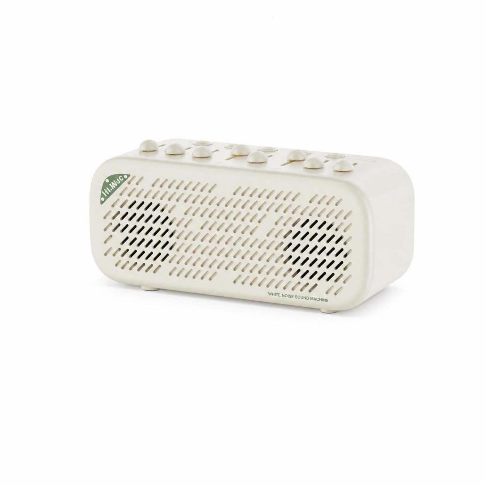 Milageto Bluetooth Schlafhilfe Geräuschmaschine Lautsprecher Klanggerät Nachtlicht mit Klarer Audiowiedergabe Und Rauschmaskierung für Schlafzimmer Babyzimmer Büro Reisen