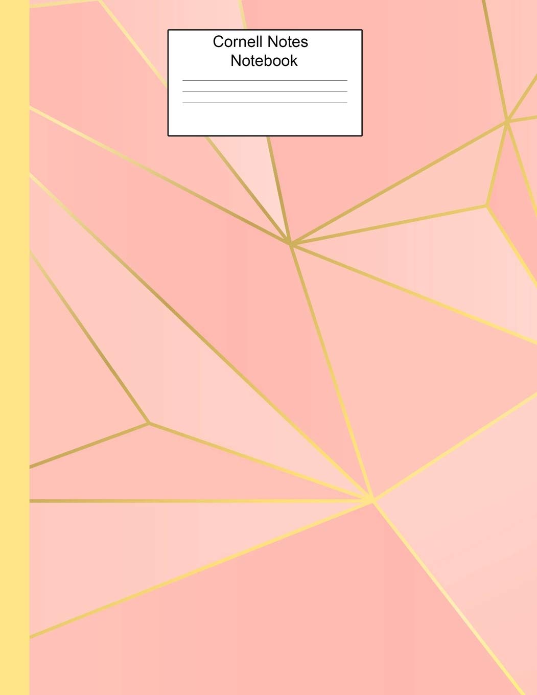 Cornell Notes Notebook: Pretty Pink Geometric Cornell Notebook for College, University, High School, Business or Research Notes|8.5x11|110 Pages|Efficient Way to Use Cornell Method Note Taking System