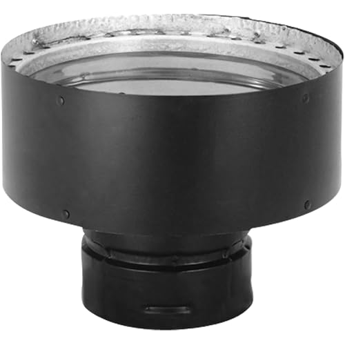 DuraVent 3PVL-X6 PelletVent Double-Wall Air-Insulated Pellet Stove Chimney Adapter with Stainless Steel Inner Wall and Galvalume Outer Wall, 6" Diameter