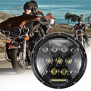 JMTBNO 7 Zoll Motorrad LED Scheinwerfer