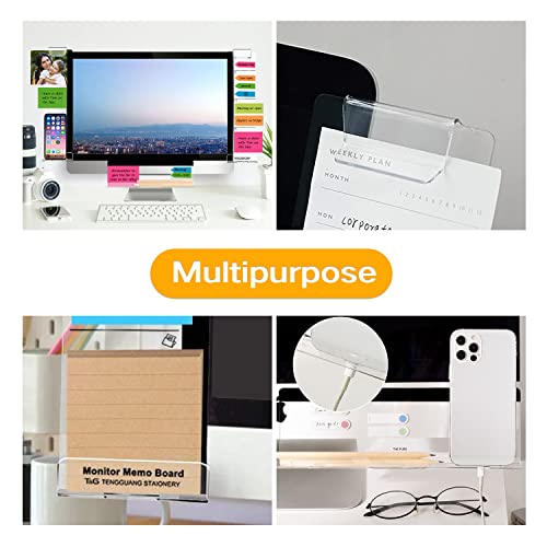 image for OSPNIEEK Monitor Memo Boards for Computer, Set of 3 (Left & Right & Bo