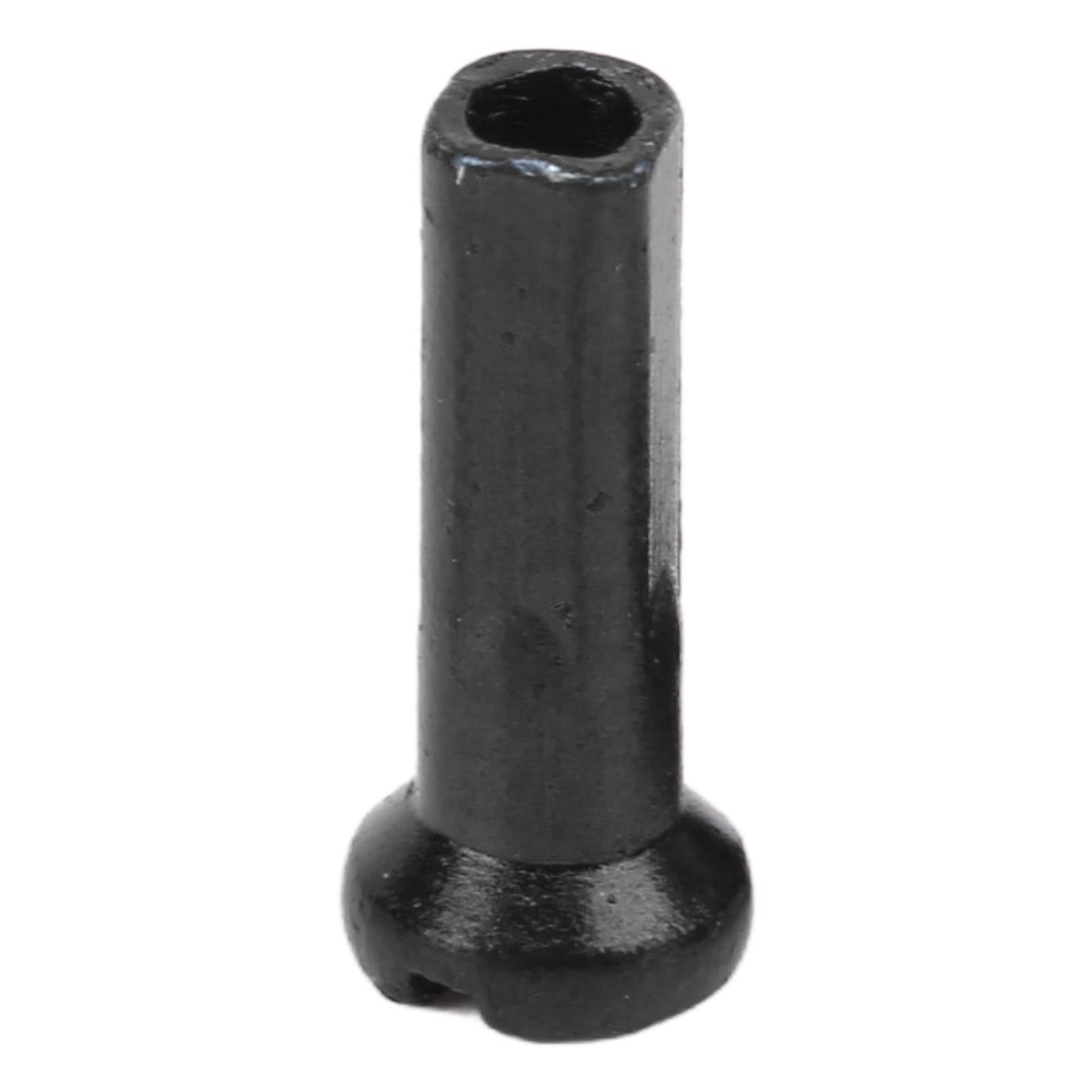 Dilwe Sombrero de Radios de Bicicleta, 80 Piezas, 14 Mm, Pezón de Radios de Carretera, para Cable de Radios de 14G, Negro, para Reparación y Aparatos de Bicicleta de Carretera