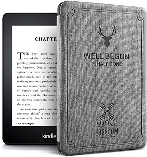 Case for Kindle 8th Generation - Lightweight Smart Cover Case with Auto Sleep Wake for Amazon Kindle E-Reader 6  Display, 8th Generation 2016 Release, Gray