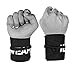 Wrist Wraps for WODs, Fitness, Cross Training, Exercise, Bodybuilding, Olympic Weightlifting - Colors for Men and Women - Once Size Fits All - 100% (Black/Black)