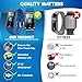 Inspiratek Kids Fitness Tracker for Girls and Boys (Age 5-16)- Waterproof Fitness Watch for Kids with Heart Rate Monitor, Sleep Monitor, Calorie Counter and More - Kids Activity Tracker (Blue)