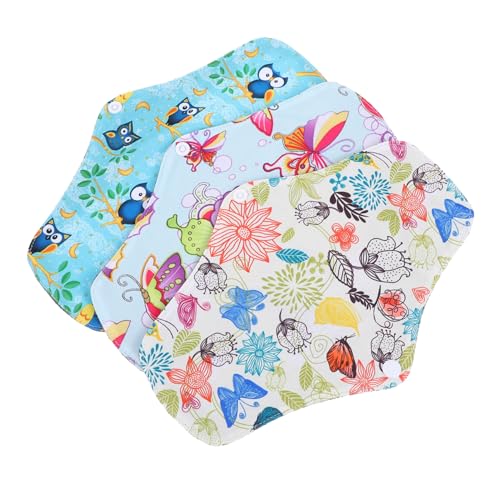 Healeved 1 Juego Almohadillas De Lactancia Lavables Bragas Women Más Neutralizador De Olores Braguitas Mentruales Compresas Menstruales Reutilizables Almohadillas De Toalla 3 Piezas