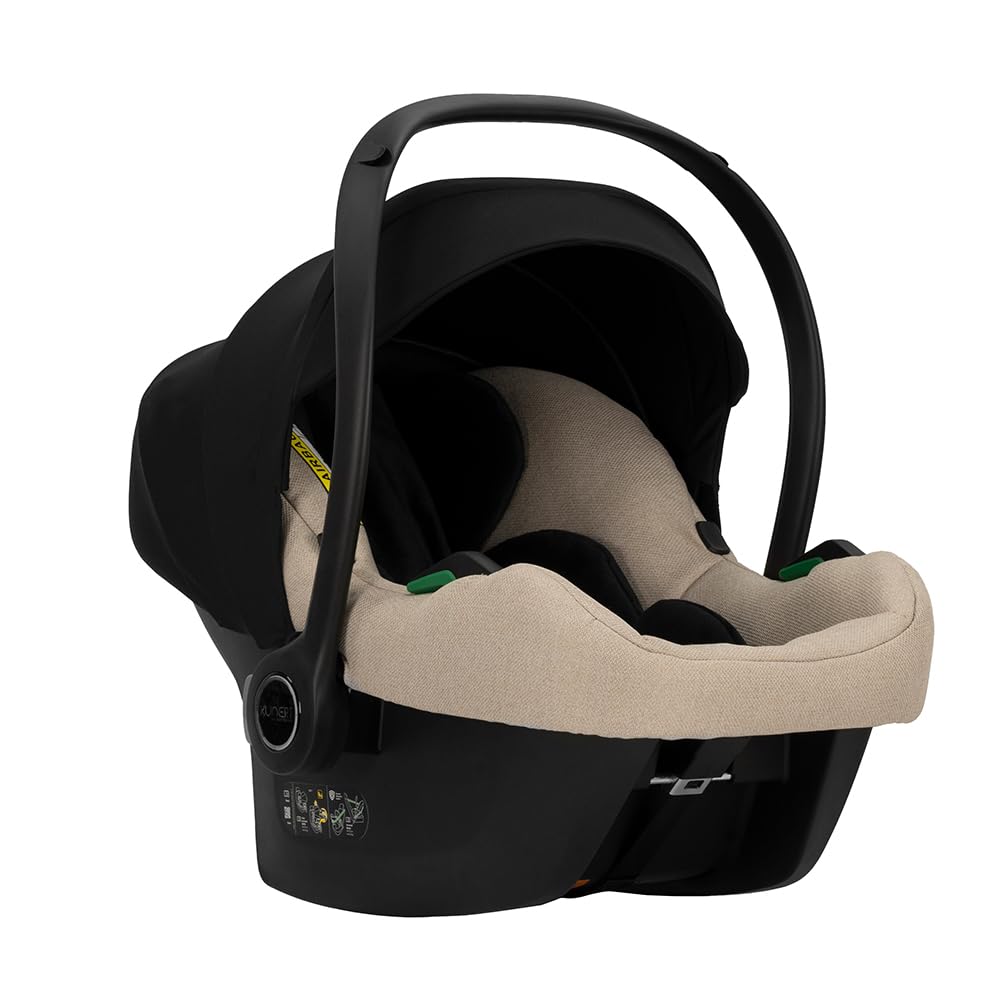 KUNERT BOOSTER 3in1 2in1 Kinderwagen Komplettset Zwillingskinderwagen Babywagen Kombikinderwagen Komplettset Geschwisterwagen Kinder Wagen set Zwillingsbuggy Doppelkinderwagen (Creme, 3 in 1 Cosmo)