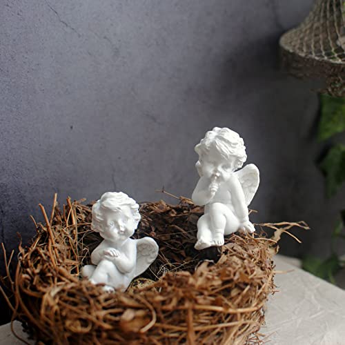 Statue d'ange en résine de qualité supérieure pour ornement extérieur durable - 7