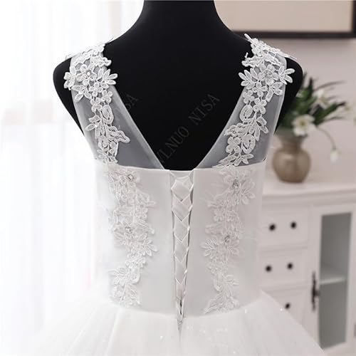 Vestido de Noiva Princesa com Cauda Vestido de Noiva Princesa Rendado com Brilhos Cauda Longa Dispon