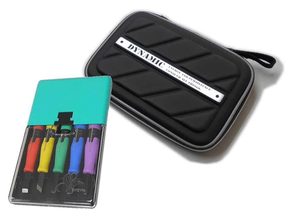 研綱　版画刀　５本 研 綱作 彫刻刀 版画刀