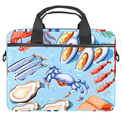 Sacoche ordinateur portable 13.3 pouces multicolore avec housse fine 14 pouces et bandoulière