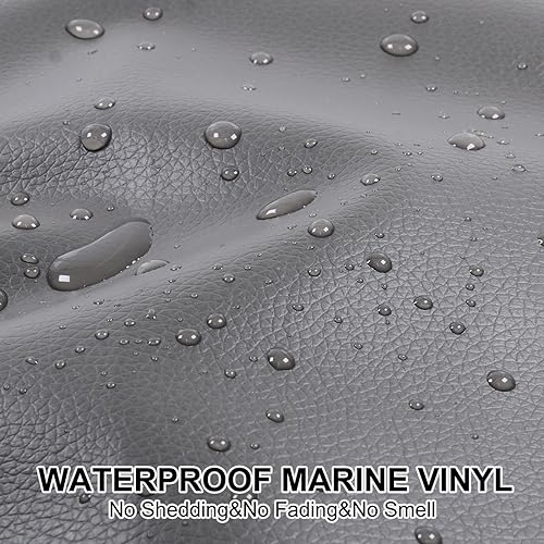 Premium Waterproof Faux Leather Fabric for Upholstery & Auto Interiors - 55 Inches Wide, Durable & Stylish (Grey, 2 Yards) 4 Premium Waterproof Faux Leather Fabric for Upholstery & Auto Interiors - 55 Inches Wide, Durable & Stylish (Grey, 2 Yards) - Image 3