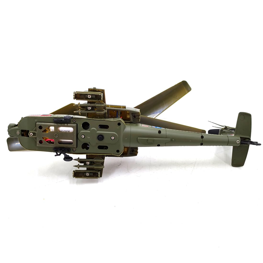 S109H Apache RC Helikopter, 2,4 G RC 3CH model samolotu ze stabilizatorem żyroskopowym, lądowanie jednym przyciskiem, samolot RC do użytku wewnątrz i na zewnątrz, dla początkujących, prezent dla