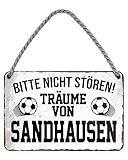 FORMAT: 18x12cm. Das Hänge-Schild ist aus stabilen Stahlblech, hat abgerundete Ecken und umgelegte Kanten. Kräftige Farben durch 4-Farb Siebdruck. Das Dekoschild hat zwei vorgebohrte Löcher und wird mit farblich abgestimmter Kordel und Saugnapf ausgeliefert. Zusätzlich erhalten sie noch Ersatz-Kordel & Saugnapf.