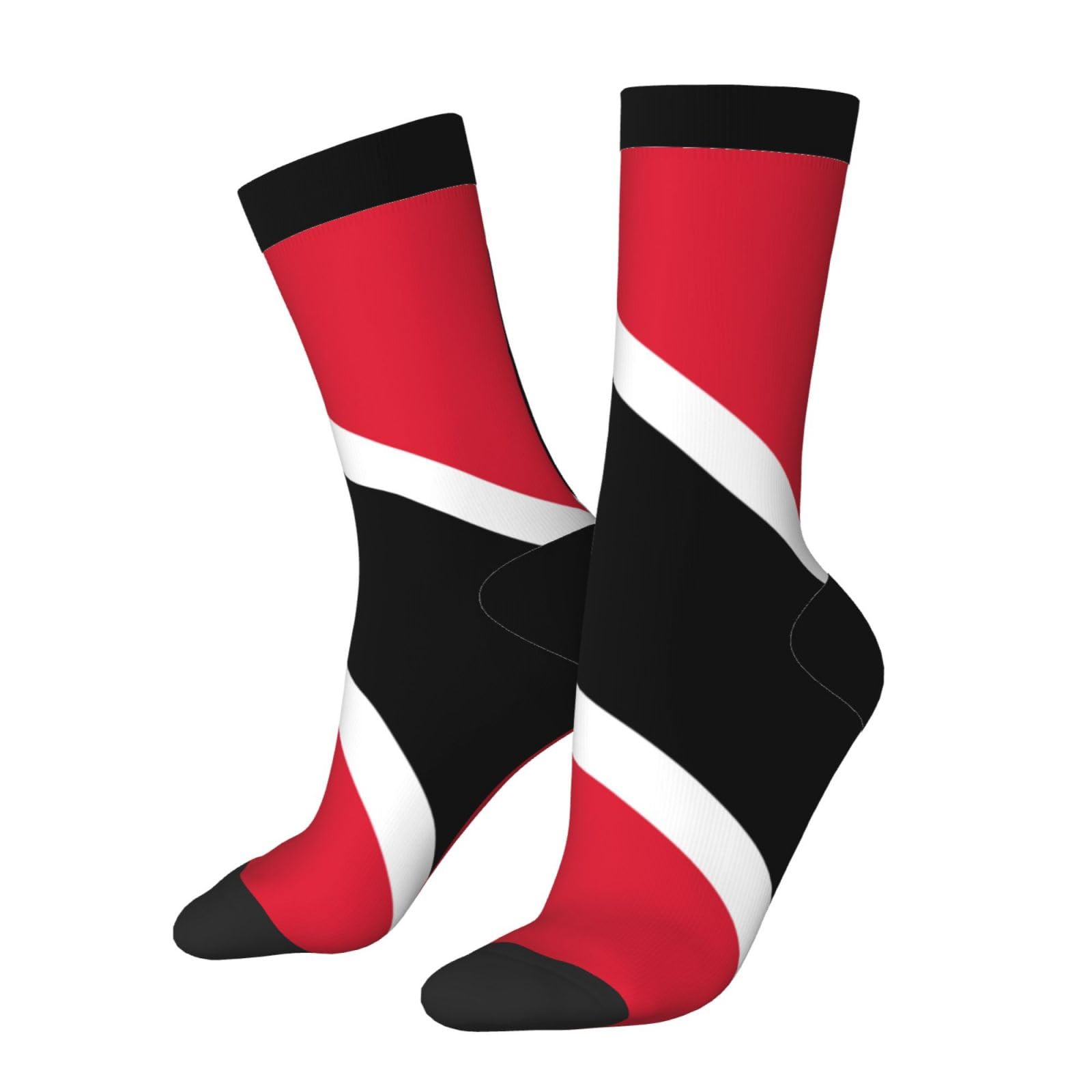 CZZYH Lightweight Mens and Womens Socks, Trinidad and Tobago Flag Socks