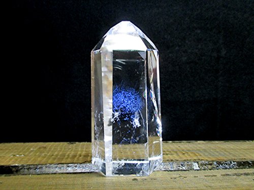 高品質 ブルーラダー入り水晶タワー 台座付き Amazon.co.jp: ブルーハイダウェイクォーツ（ Blue Hideaway Quartz