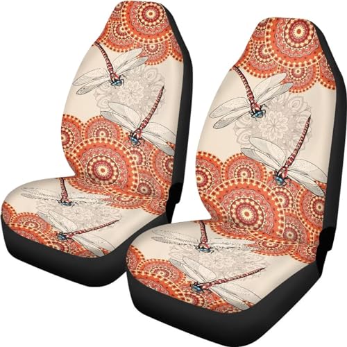 Housse de siège auto mandala bohème pour voyager confortablement en SUV et camionnette