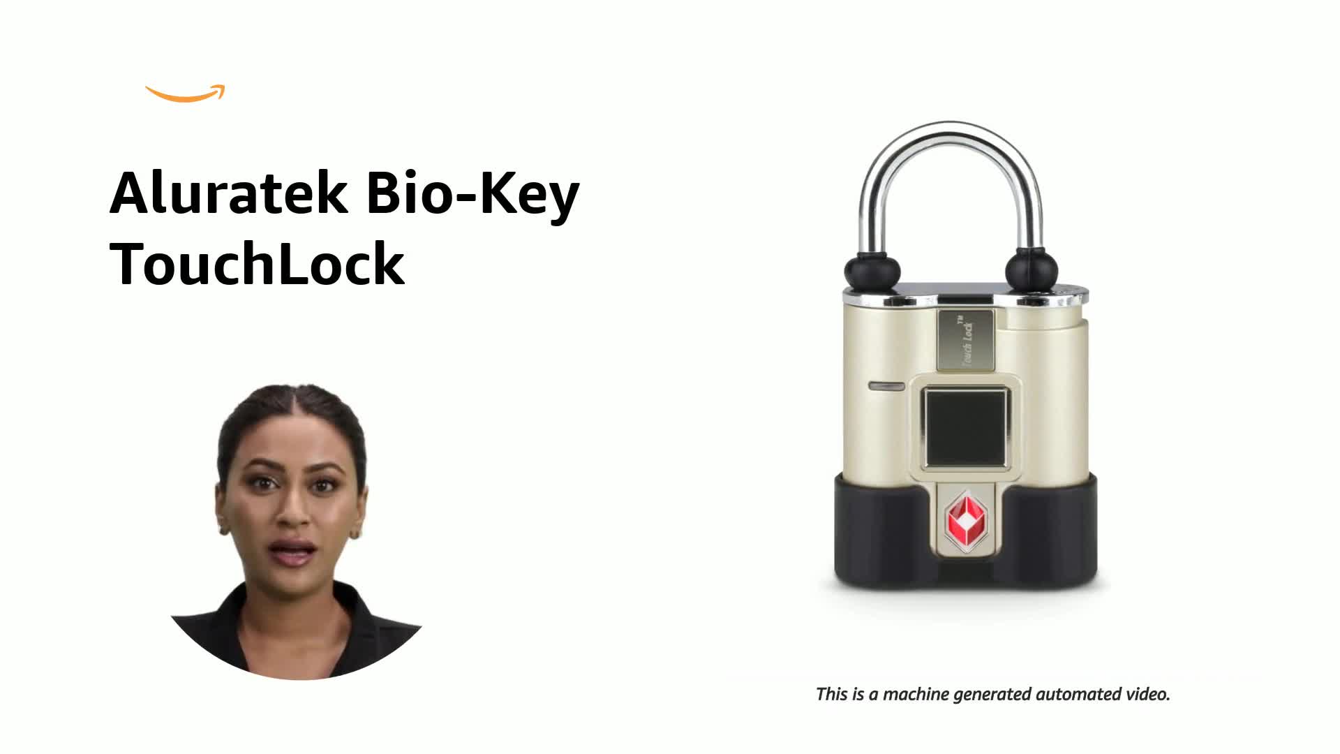 Aluratek Bio-Key TouchLock TSA Approved All Weather Keyless Bio