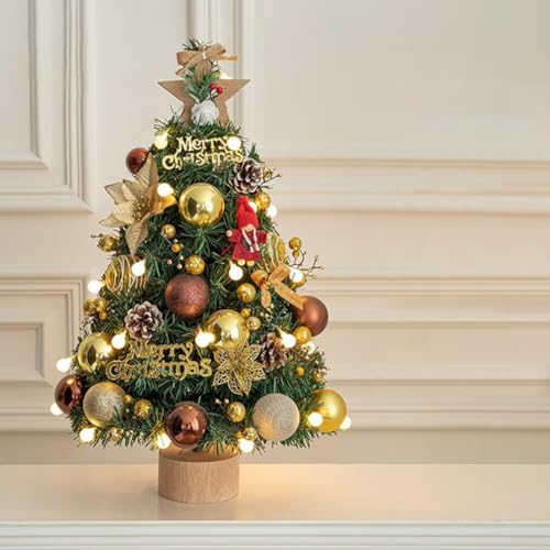 クリスマスツリー 卓上クリスマスツリー LEDライト付き 卓上 ミニ ツリー クリスマスオー付 クリスマス飾り かわいい クリスマスグッズ 家庭 オフィス 部屋 商店 クリスマスプレゼント 雰囲気 デコレーション おしゃれ 45cm/60cm/90cm
