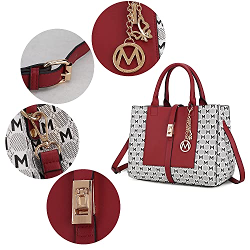 Image of J'OMOR by Mia Satchel Bag & Wristlet Wallet for Women's Crossbody Bag Tote Handbag Top-Handle Purse