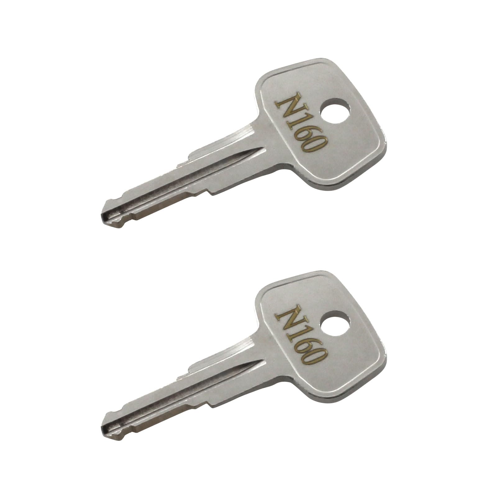 N160 Car Rack Replacement Key for Roof Racks,Carriers,Crossbars,Errebi Thule Key Replacement - Codes N160 [2 pcs]