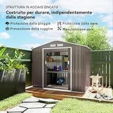 Zoom IMG-2 outsunny casetta da giardino 2 Zoom IMG-2 outsunny casetta da giardino 2