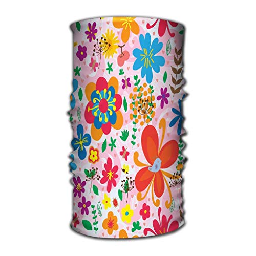 Quintion Robeson varietà Sciarpa Avvolgere Bandana Copricapo Uccello Libellula Farfalla Coccinella Ape Fiore Foglia Colorata Ciliegia Frutto Estratto Affascinante
