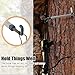 Sadnyy 5 Pcs Tree Stand Bow Hanger Hunting Accessories Bow Stand Climbing Outfitters Hanger for Hunting Archery Outdoors Sports (13