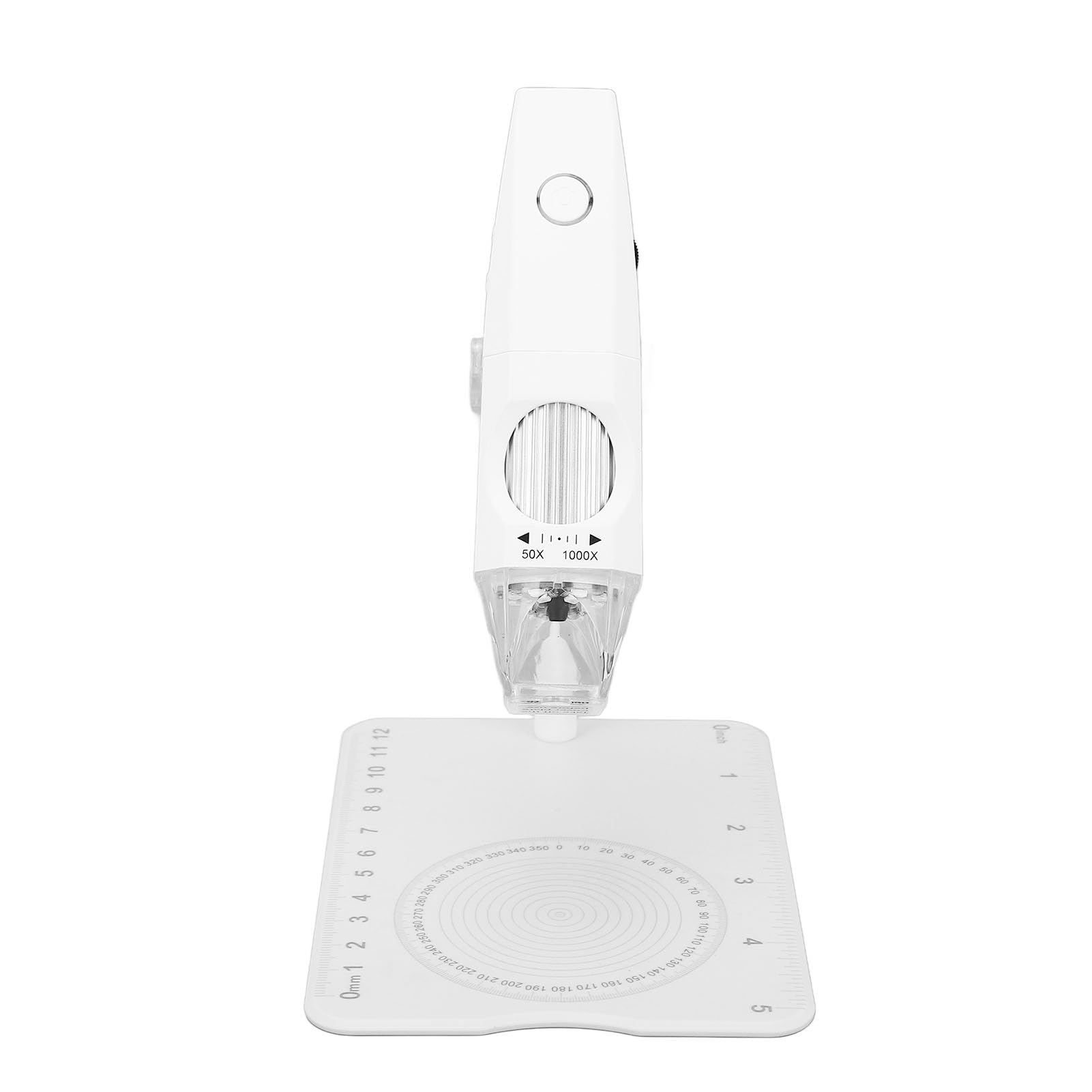 ViaGasaFamido Drahtloses Digitales Mikroskop 50-1000X 2MP WiFi-Mikroskop für Münzinspektion und Leiterplattenprüfung mit 10 M Übertragung für IOS
