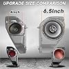 Mabett Rear Speaker Pods Compatible with Ford Bronco 4-Door 2025 2024 2023 2022 2021, Upgrade 6.5" Pods for Bronco Accessories, Interior Accessories Black (NOT for Sport and Raptor)
