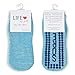 Sore AF Sticky Socks for Barre, Pilates, Yoga Life By Lexie,Blue,One Size Fits All
