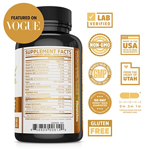 Zhou-Hairfluence-Premium-Hair-Growth-Formula-for-Longer-Stronger-Healthier-Hair-Biotin-Collagen-Keratin-B-Vitamins-Bamboo-Extract-for-All-Hair-Types-60-VegCaps