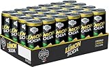 LEMON SODA (24x330ML) - Italienische Limonade mit natürlichem Quellwasser & Zitronensaft. Limonade ohne künstliche Zusätze, ideal für Alltag, Aperitif & Cocktails