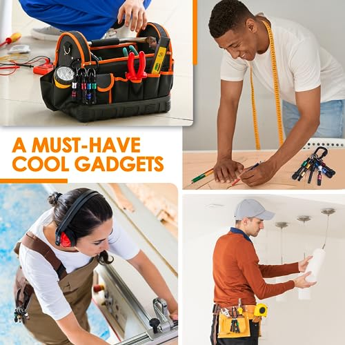 Tools for Men Bit Holder Tool Gifts for Men Gifts Christmas 1/4 Hex Shank Socket Screwdriver Drill Bit Holder Keychain Impact Driver Extension Bar Cool Stuff Gadgets Gifts for Dad Who Have Everything - Image 6