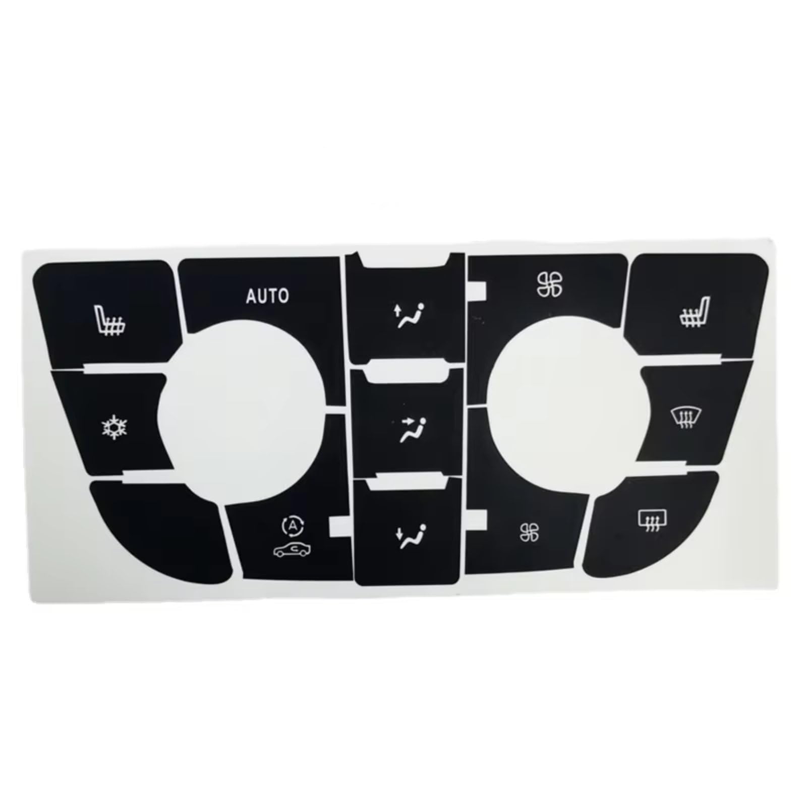 Modification Interior Compatible with Vauxhall for Holden 2009 2010 2011 2012 2013 2014 2015 Sticker Decals Dashboard Fixing Climate Control CD MP3 Panel Accessory