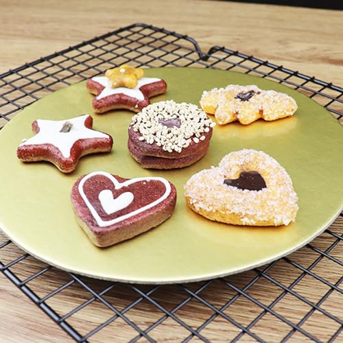 XIAOJING0 Set di 4 Vassoi per Torte, Supporti per