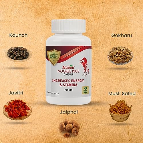 Image of Multani Nookee Plus Capsule, 60 Veg Capsules