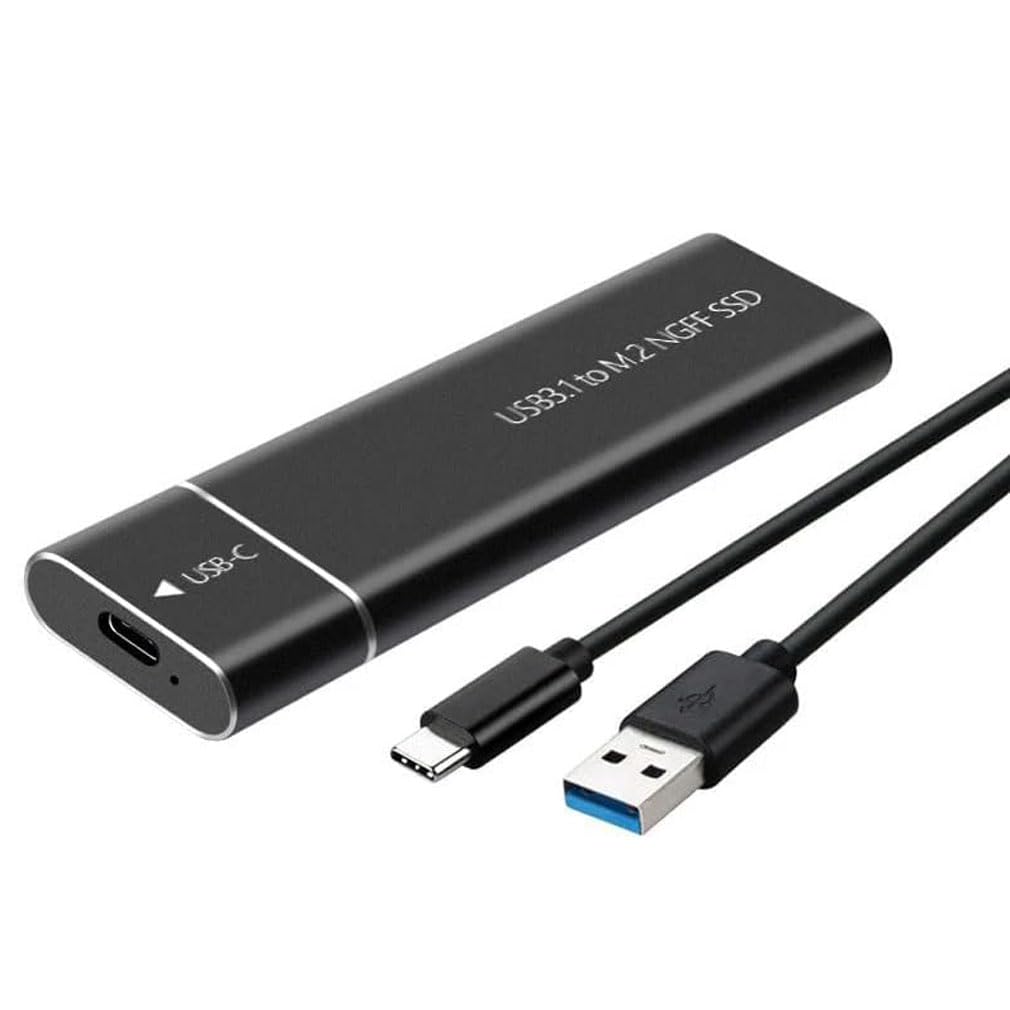 Portable Mobile Solid State Drive, 2TB Portable SSD, External Hard Drive USB C Portable SSD, Up to 3.0 High-Speed Transmission, USB 3.1, External Solid State Drive for Smartphone, Tablet (Black)