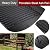 Hiorucet 20 Inches Ash Pan Drip Pan and Grill Grates for Char-Griller 5050 5650 5072 2123 Charcoal Grills, 20" Charcoal Grill Pan with 2Pcs Fire Grate Hanger for Char Griller 5050 Replacement Parts