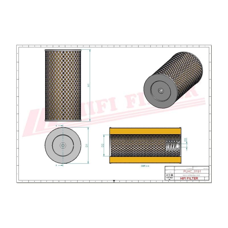 HIFI FILTER SH 52617 Hydraulikfilter kompatibel mit Deutz Traktoren der D- und DX-Serie