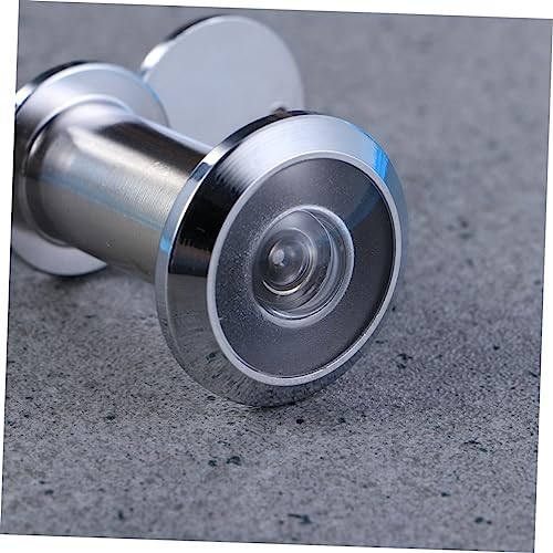 jojofuny 2 piezas mirilla de seguridad para puerta con acabado mate fácil de instalar para hogar, oficina y hotel miniatura 2