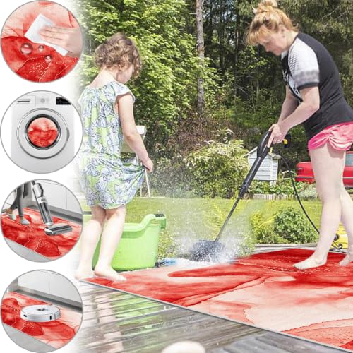 Alfombra pasillo lavable antideslizante que evita resbalones en la cocina 5
