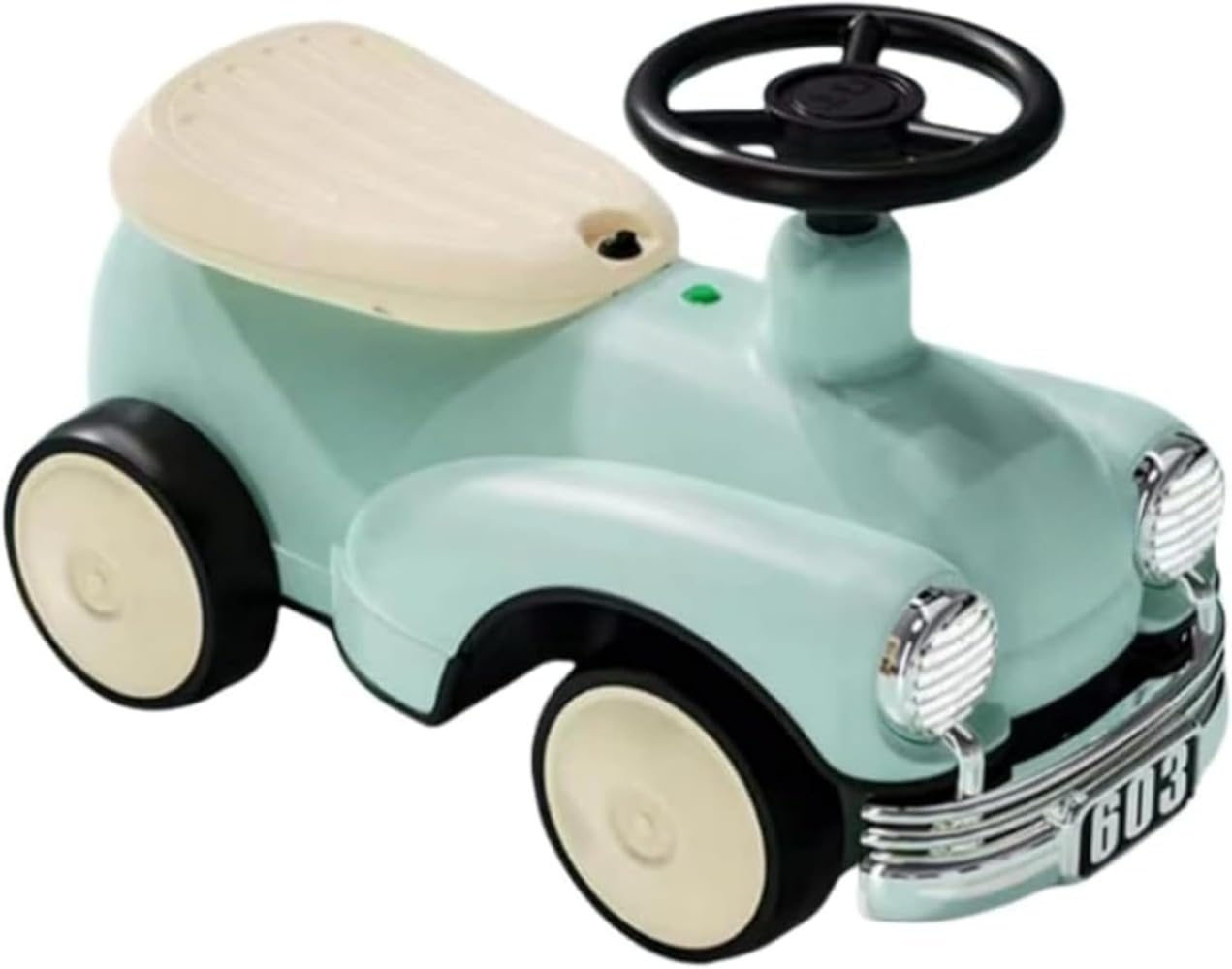 クラシック ペダルカー グリーン 乗用玩具 AIJYU TOYS（アイジュトイズ） 【リニューアルデザイン】 足けり乗用